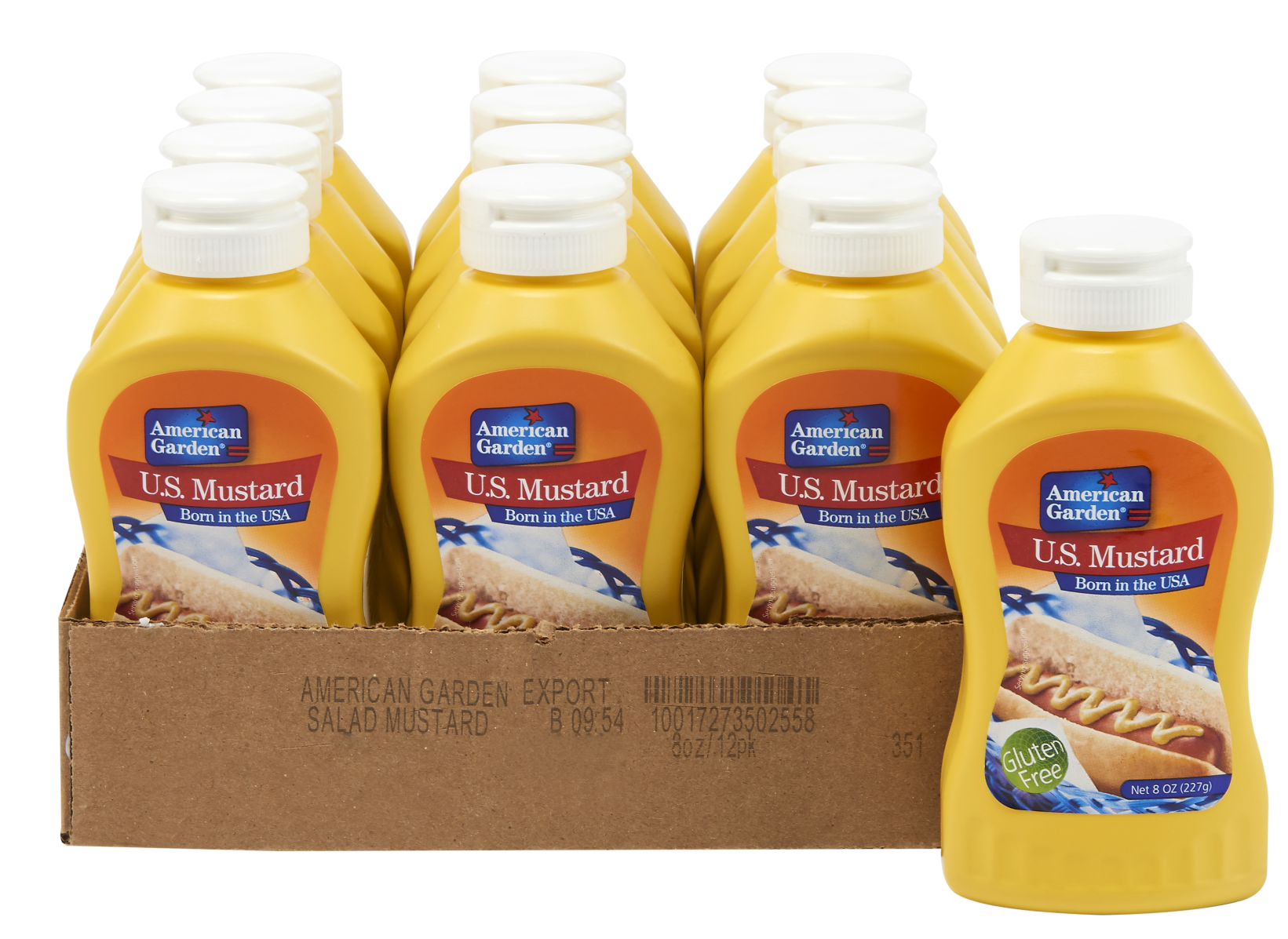American Garden Squeeze Yellow Mustard 236ml (USA)