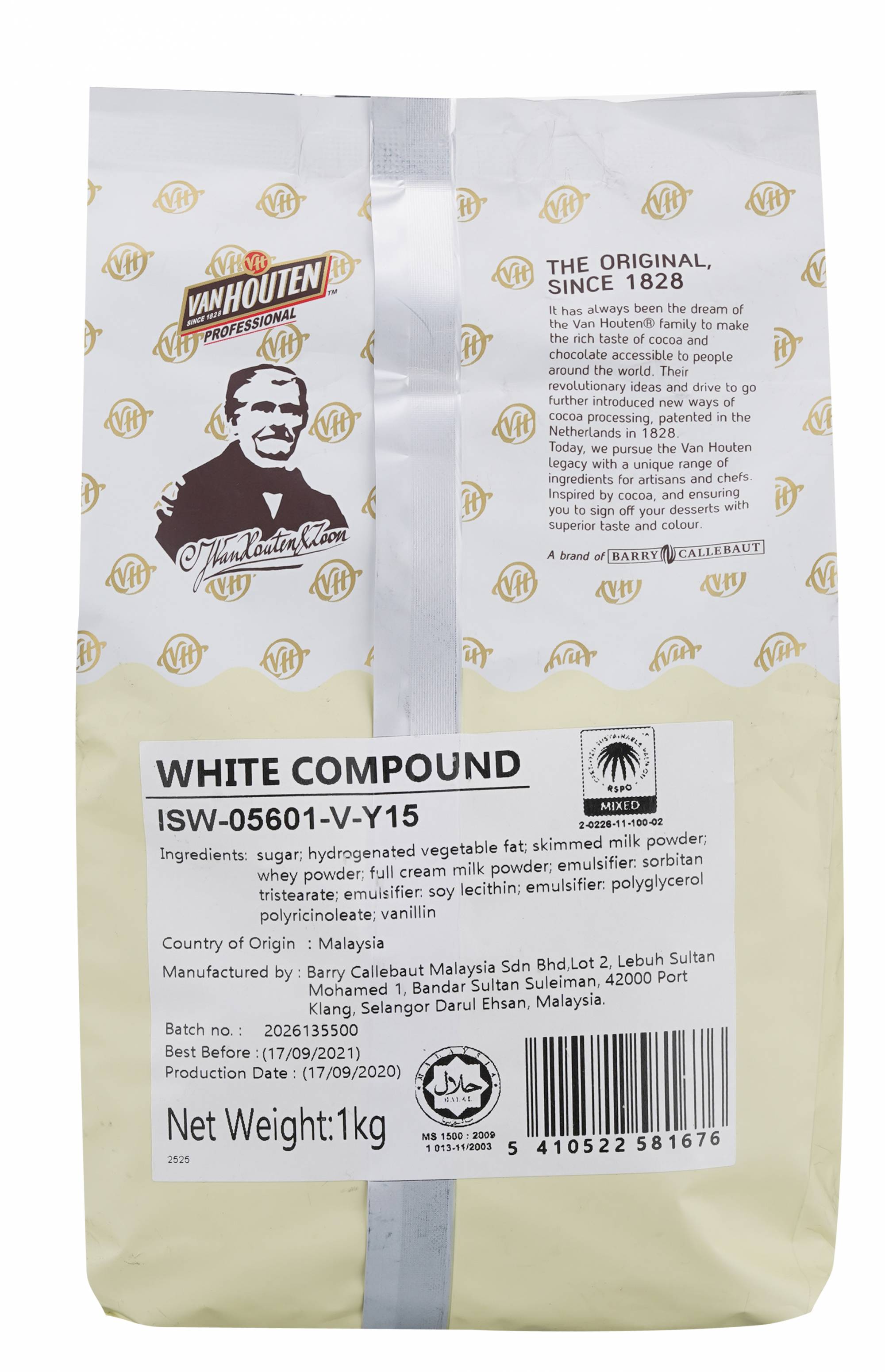 Van Houten Professional White Compound Coin 5601